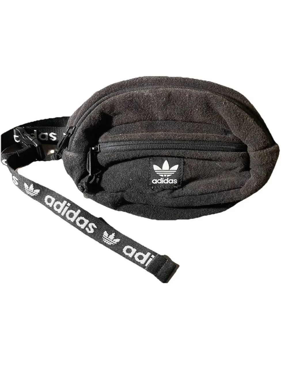 Adidas Original Fanny Pack With Zippers Adjustable